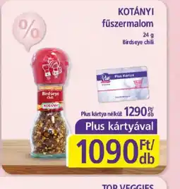 PlusMarket KOTÁNYI fűszermalom ajánlat