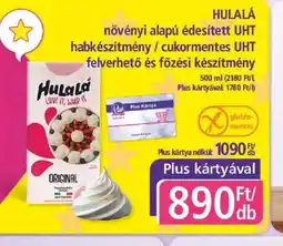 PlusMarket HULALÁ UHT habkészítmény ajánlat