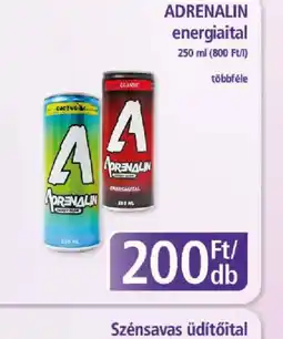 PlusMarket ADRENALIN energiaital ajánlat