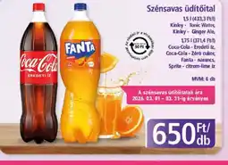 PlusMarket Szénsavas üdítőital ajánlat