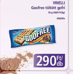 PlusMarket VINELLI Goofree töltött gofri ajánlat