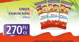 PlusMarket KINDER Kinderini keksz ajánlat