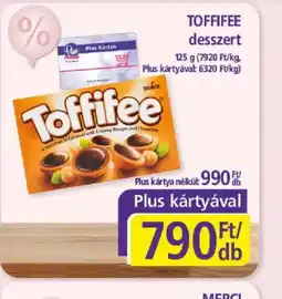 PlusMarket TOFFIFEE desszert ajánlat