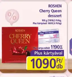 PlusMarket ROSHEN Cherry Queen desszert ajánlat