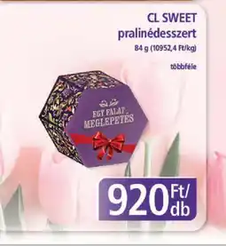 PlusMarket CL SWEET pralinédesszert ajánlat