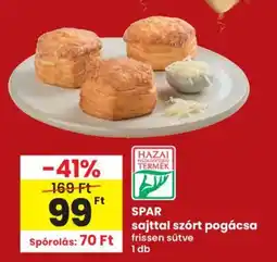 Interspar SPAR sajttal szórt pogácsa ajánlat