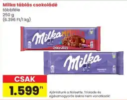 Interspar Milka táblás csokoládé ajánlat