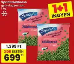 Interspar Sprint zöldborsó ajánlat