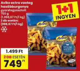 Interspar Aviko extra vastag hasábburgonya ajánlat