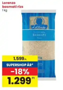 Interspar Lorenzo basmati rizs 1 kg ajánlat