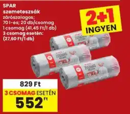 Interspar SPAR szemeteszsák ajánlat