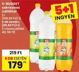 Interspar S-BUDGET szénsavas üdítőital ajánlat