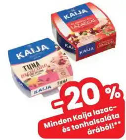 Interspar Kaija lazac- és tonhalsaláta ajánlat