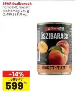 Interspar SPAR őszibarack ajánlat