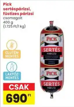 Interspar Pick sertéspárizsi, füstízes párizsi ajánlat