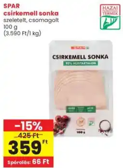 Interspar SPAR csirkemell sonka ajánlat