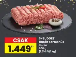 Interspar S-BUDGET darált sertéshús ajánlat