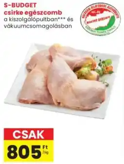 Interspar S-BUDGET csirke egészcomb ajánlat