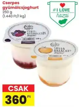 Interspar Cserpes gyümölcsjoghurt ajánlat