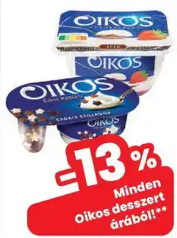 Interspar Oikos desszert ajánlat