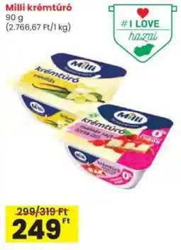 Interspar Milli krémtúró ajánlat