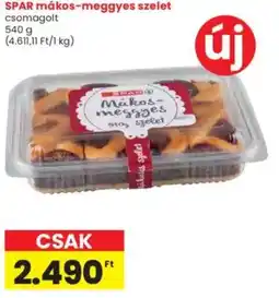 Interspar SPAR mákos-meggyes szelet ajánlat