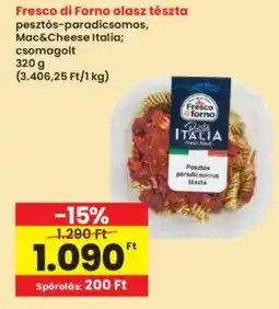 Interspar Fresco di Forno olasz tészta ajánlat