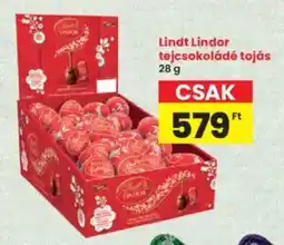 Interspar Lindt Lindor tejcsokoládé tojás ajánlat