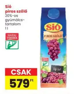 Interspar Sió piros szőlő 20%-os ajánlat