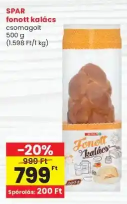 Interspar SPAR fonott kalács ajánlat
