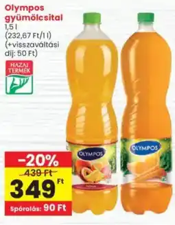 Interspar Olympos gyümölcsital ajánlat