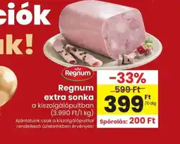 Spar Regnum extra sonka ajánlat