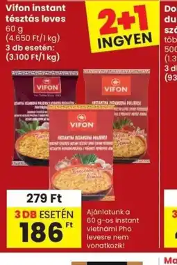 Spar Vifon instant tésztás leves ajánlat