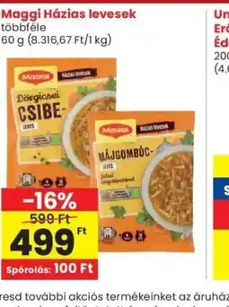 Spar Maggi Házias levesek ajánlat