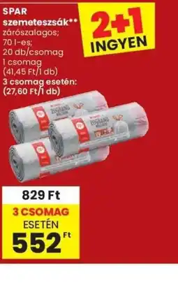 Spar SPAR szemeteszsák ajánlat