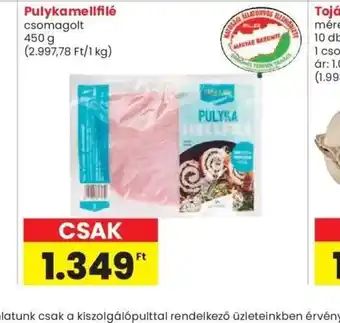Spar Pulykamellfilé ajánlat