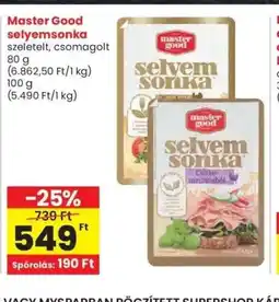 Spar Master Good selyemsonka ajánlat