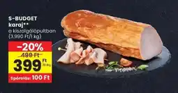 Spar S-BUDGET karaj ajánlat