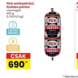 Spar Pick sertés és füstízes párizsi ajánlat