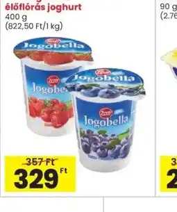 Spar Zott Jogobella élőflrás joghurt ajánlat