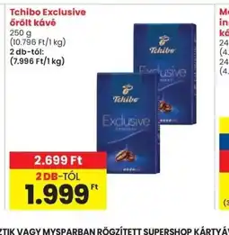 Spar Tchibo Exclusive őrölt kávé ajánlat