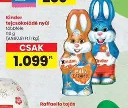Spar Kinder tejcsokoládé nyúl ajánlat
