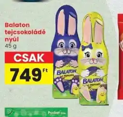 Spar Balaton tejcsokoládé nyúl ajánlat