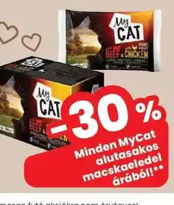 Spar MyCat alutasakos macskaeledel ajánlat