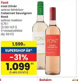 Spar FONT bor ajánlat