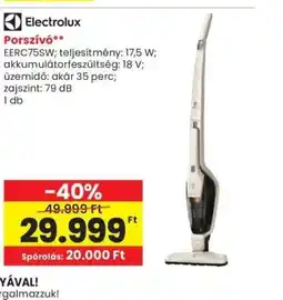 Spar Electrolux Porszív ajánlat