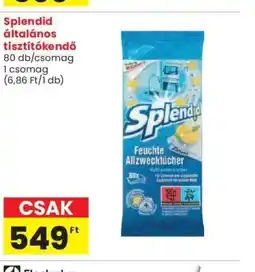Spar Splendid tisztítkendő ajánlat