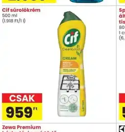 Spar Cif súrolkrém ajánlat