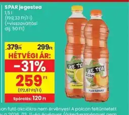 Spar SPAR jegestea ajánlat