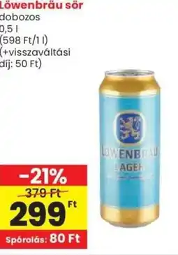Spar Löwenbräu sör ajánlat